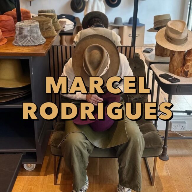 Marcel Rodrigues Bespoke Hats in Cornwall, Hawksfield A39